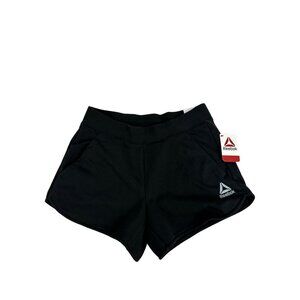Reebok Women’s Relaxed Black Studio Shorts Size Small Activewear